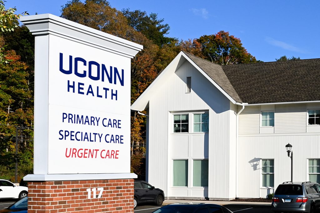Exterior View of UConn Health Urgent Care in Canton